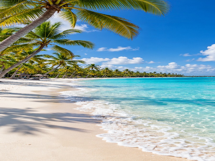 Ilustración turística de Punta Cana