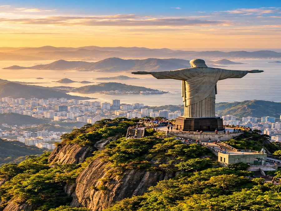 Ilustración turística de Río de Janeiro